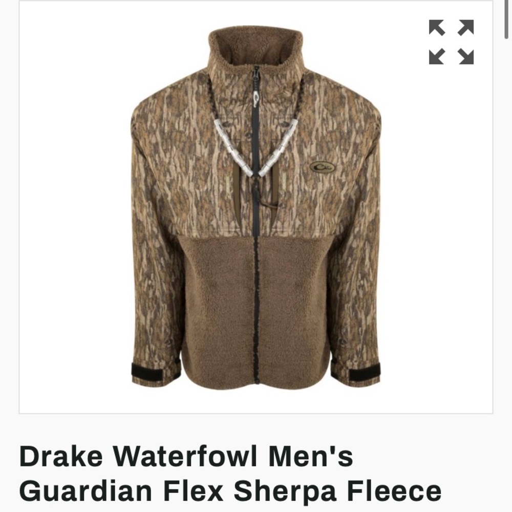Drake Waterfowl Men Fleece Eqwader Full Zip Jacket